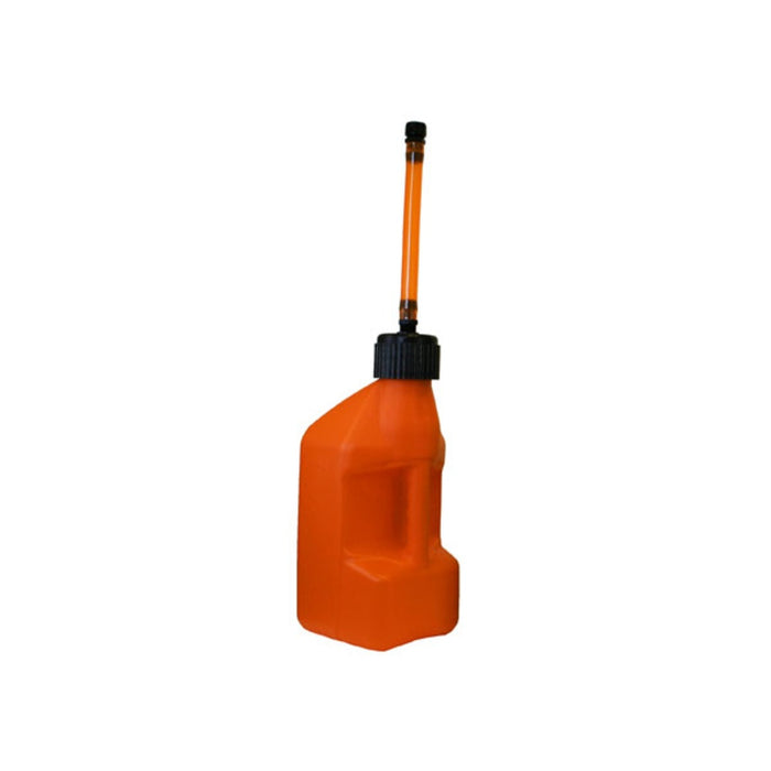 Tuff Jug - 5 gal/20 Litre Orange With/Black Standard Cap/Orange Flexible Auto Shut Off Spout