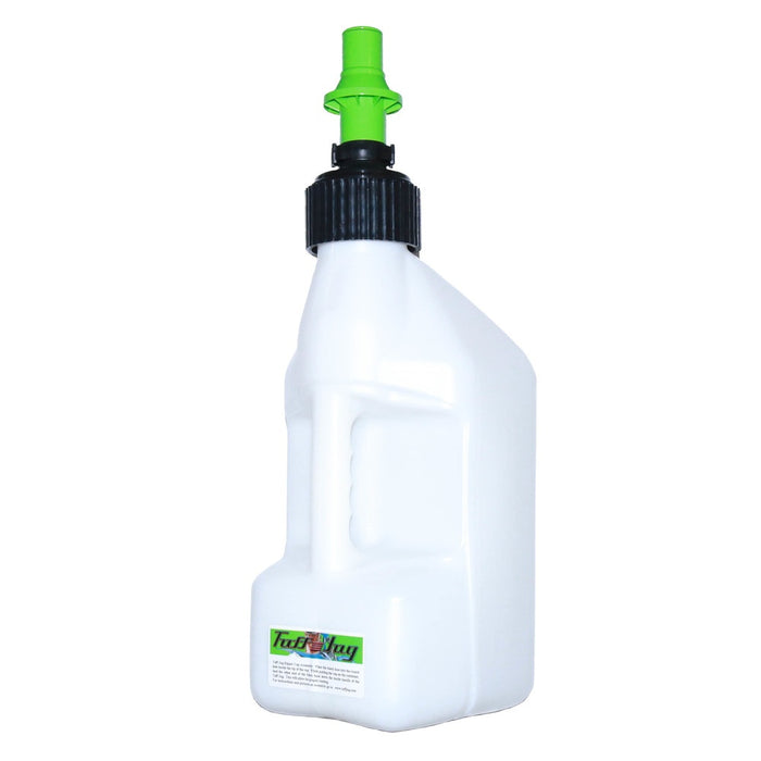 Tuff Jug - 5 gal/10 Liter White with Kawi Green Ripper Cap