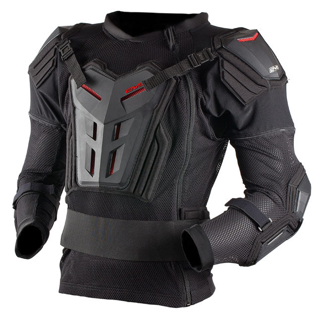 EVS Body Armour Motorcycle Comp Suit - Black / Large