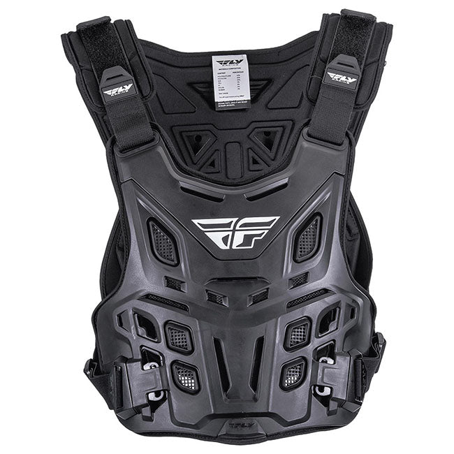 Fly Racing Revel Roost Race Guards - Black/Adult