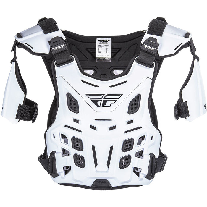 Fly Racing Revel Offroad Roost Motorcycle Adult Guard - White