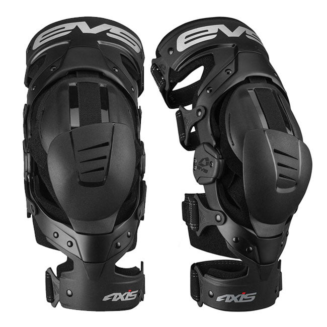 EVS Sport Motorcycle Axis Knee Braces Pair - Black/L