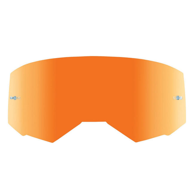 Fly Racing Replacemen Single Goggles Lens - Orange Mirror/Smoke/W/Post