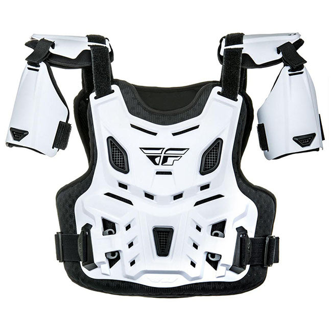 Fly Racing Revel Roost Offroad Youth Guards - White