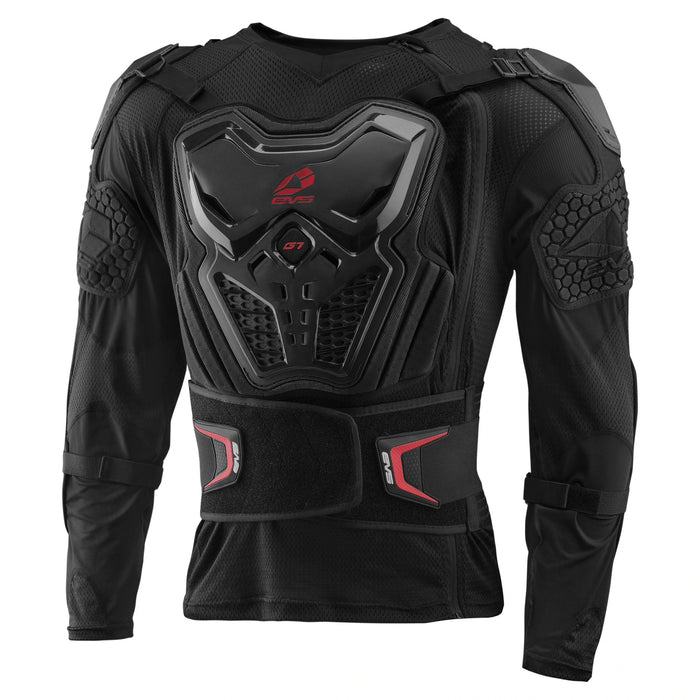 EVS G7 Ballistic Body Armour Motorcycle Jersey - Black/Extra Large