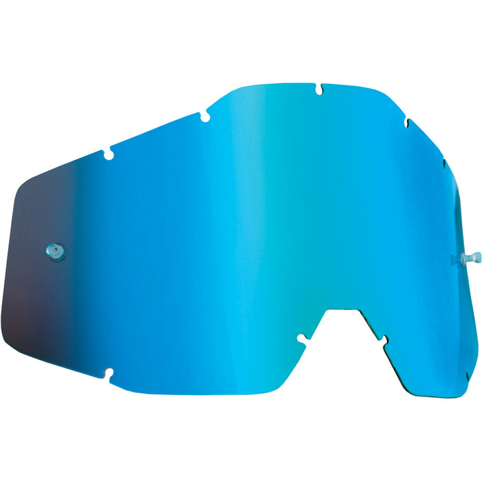 FMFVS Replacement Powerbomb/Powercore Goggles Lens - Blue Mirror/Blue