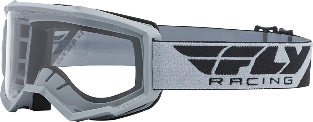 Fly Racing Focus Goggles Clear Lens - Grey/Dark-Grey