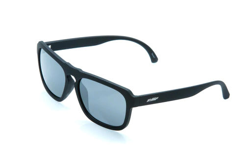 FMFVS Emler Sunglasses With Silver Mirror Lens - Matte Black