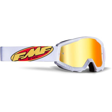 FMFVS Core Clear Lens Motorcycle Youth Goggles - White