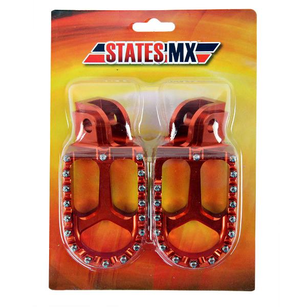 STATES MX Footpegs KTM Orange