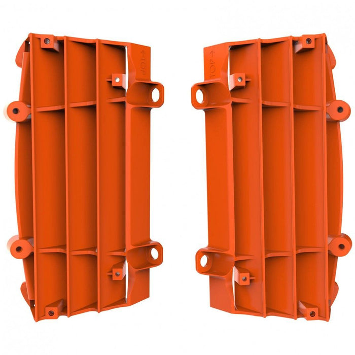 Polisport Radiator Louvers KTM/HUSQ - Orange