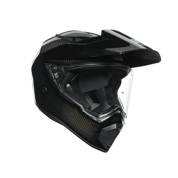 AGV AX9 Glossy Motorcycle Full Face Helmet - Carbon ML