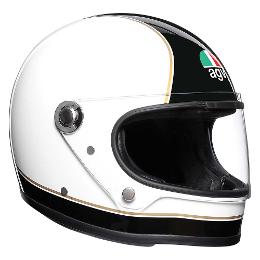 AGV X3000 Super Motorcycle Full Face Helmet - Black/White S