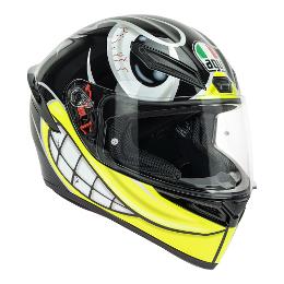 AGV K1 Birdy Motorcycle Full Face Helmet - Black MS
