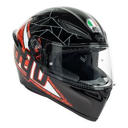 AGV K1 Shift Motorcycle Full Face Helmet - Black/Red S