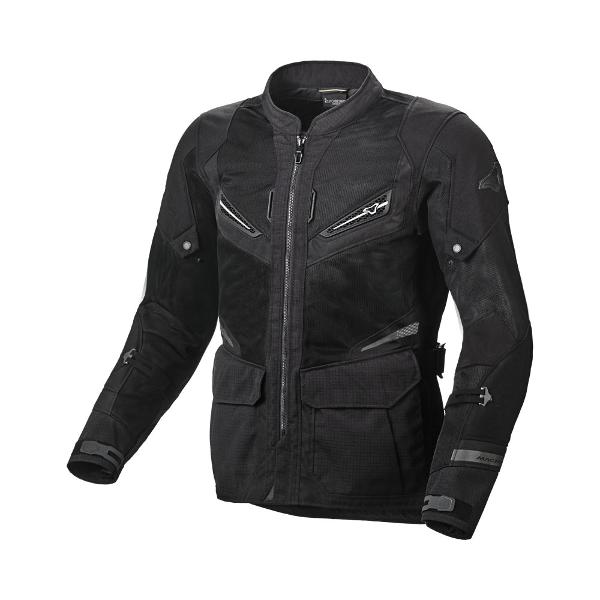 Macna Aerocon Motorcycle Textile Jacket - Black/ S
