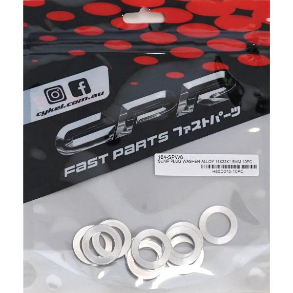 CPR Alloy Sump Washers 14x22x1.5mm 10 pack
