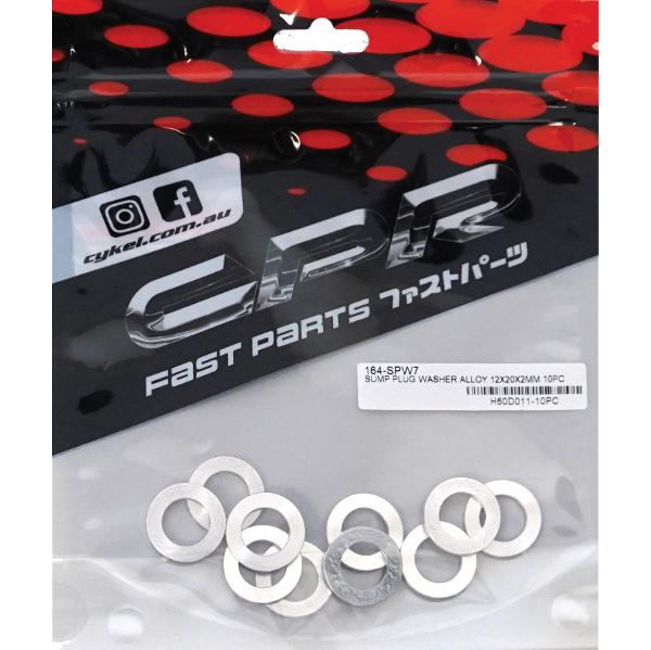CPR Alloy Sump Washers 12x20x2mm 10 pack