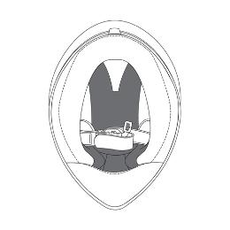 AGV Rem Veloce S Helmet Crown Pad - Black XL