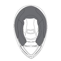 AGV K3 SV Helmet Cheek Pads - XL