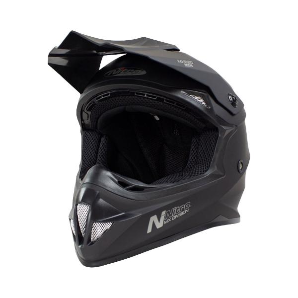 Nitro MX620 Podium Satin Helmet - Black XXL