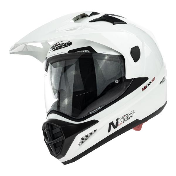 Nitro MX670 Uno DVS Helmet - White M