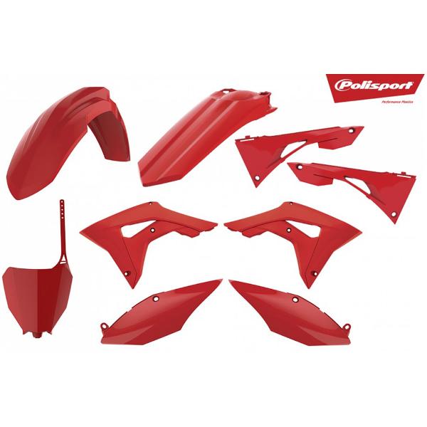 Polisport MX Kit Honda CRF250R 18-21 /450R 17-20 - Red