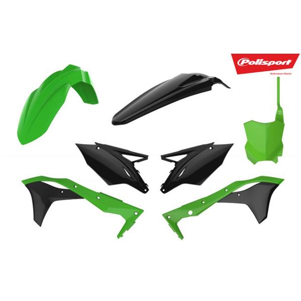Polisport MX Kit Kawasaki KXF450 16-18 Green/Black