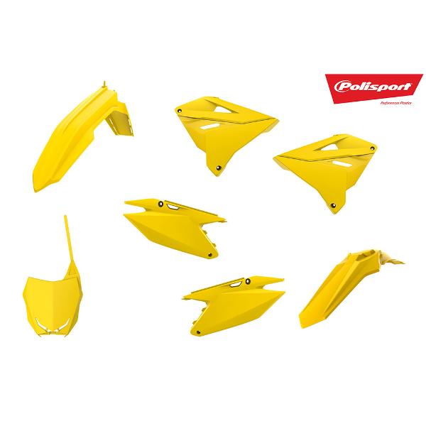 Polisport MX Kit Suzuki RM125/250 01-08 Restyle Yellow