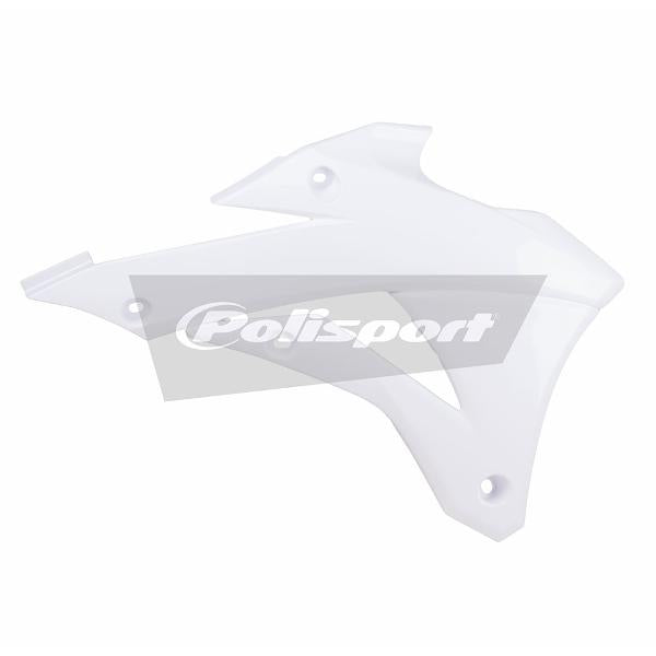 Polisport Radiator Scoops Kawasaki KX85 14 White