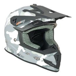 Nitro MX700 Helmet - Matt Camo/White XL