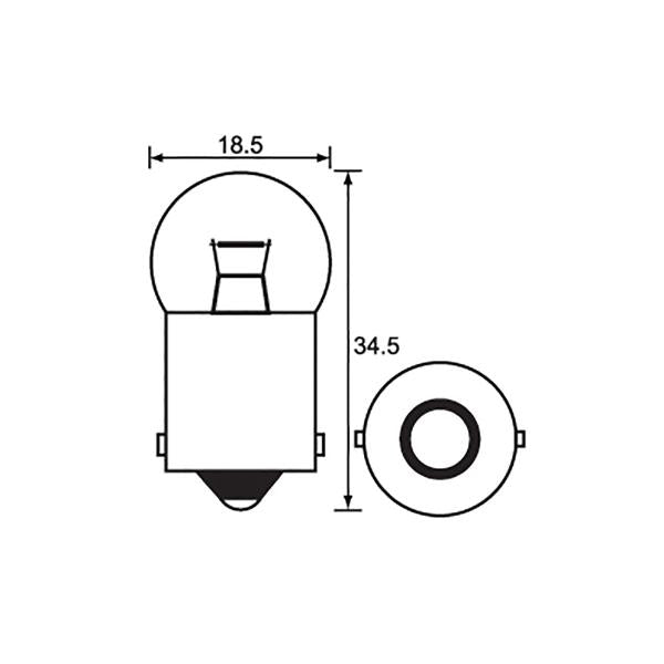 Link Bulb 12V 10W Indicator Small Orange