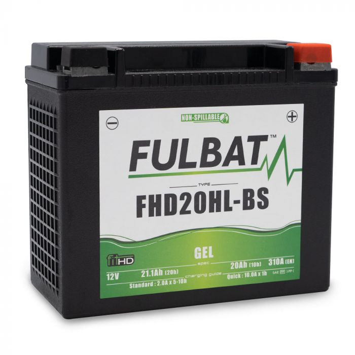 Fulbat Battery - FHD20HL-BS Gel (Harley)