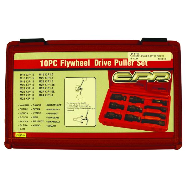 DURA Flywheel Puller Kit 10 Pc 15 Sizes