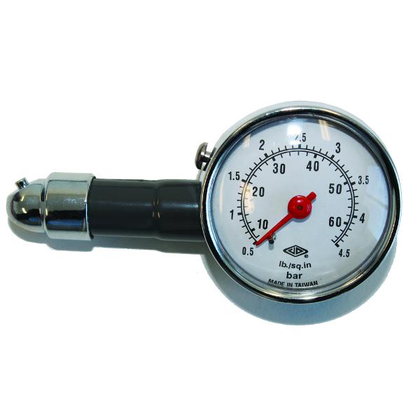 JD Tyre Gauge Dial 10-60Lb Steel Body