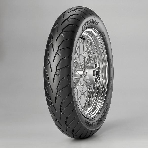 Pirelli Night Dragon Motorcycle Front Reinf Tyre - 120/70B-21 TL