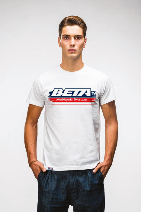 T-SHIRT BETA HERITAGE MOTORCYCLES WHITE