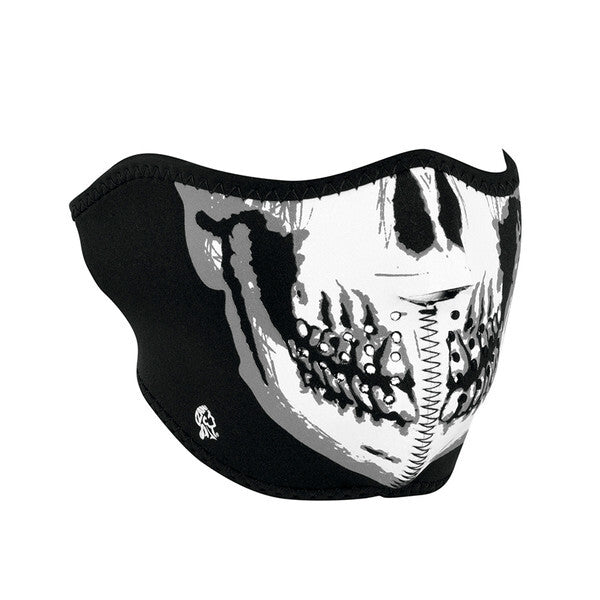 Zanheadgear Half Face Neoprene Mask - Skull Face