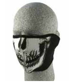 Zanheadgear Neo Half Mask Skull Face Glow