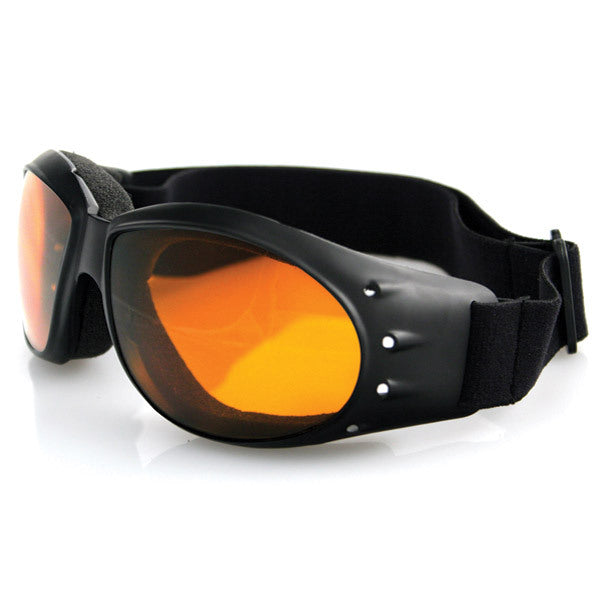 Bobster Eyewear Cruiser Motorcycle Goggles w/Amber Lens
