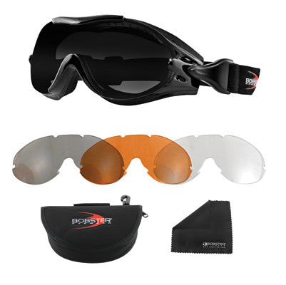 Bobster Phoenix Otg Motorcycle Eyewear - 3 Lens (Bpx001)