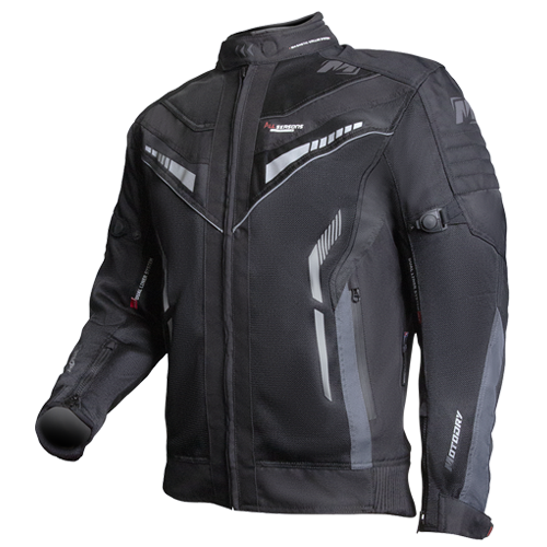 Moto Dry All Seasons Dual-Liner Mens Motorcycle Jacket - Black/ XXL