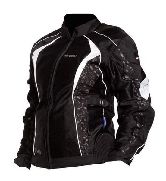 Moto Dry Bella Ladies Motorcycle Jacket - Black/ 8