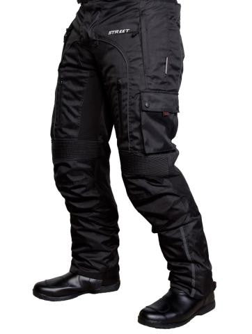 Motodry Street Motorcycle Waterproof Pants - Black/ 7XL