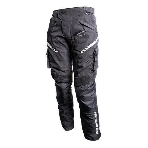 Moto Dry Street II Waterproof Motorcycle Pants - Black/ 4XL