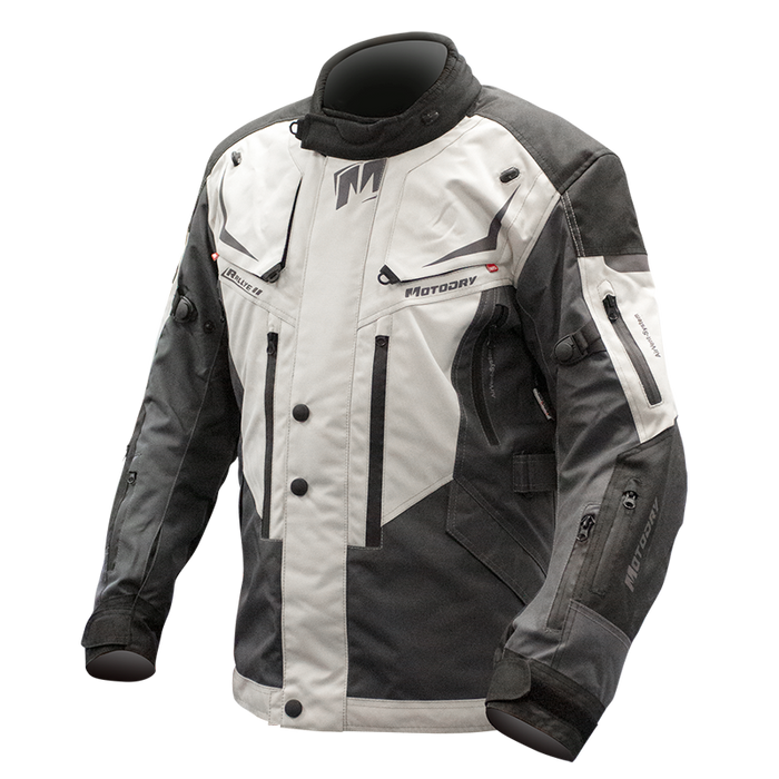 Moto Dry Rallye-2 Jacket - Grey/Black 5XL