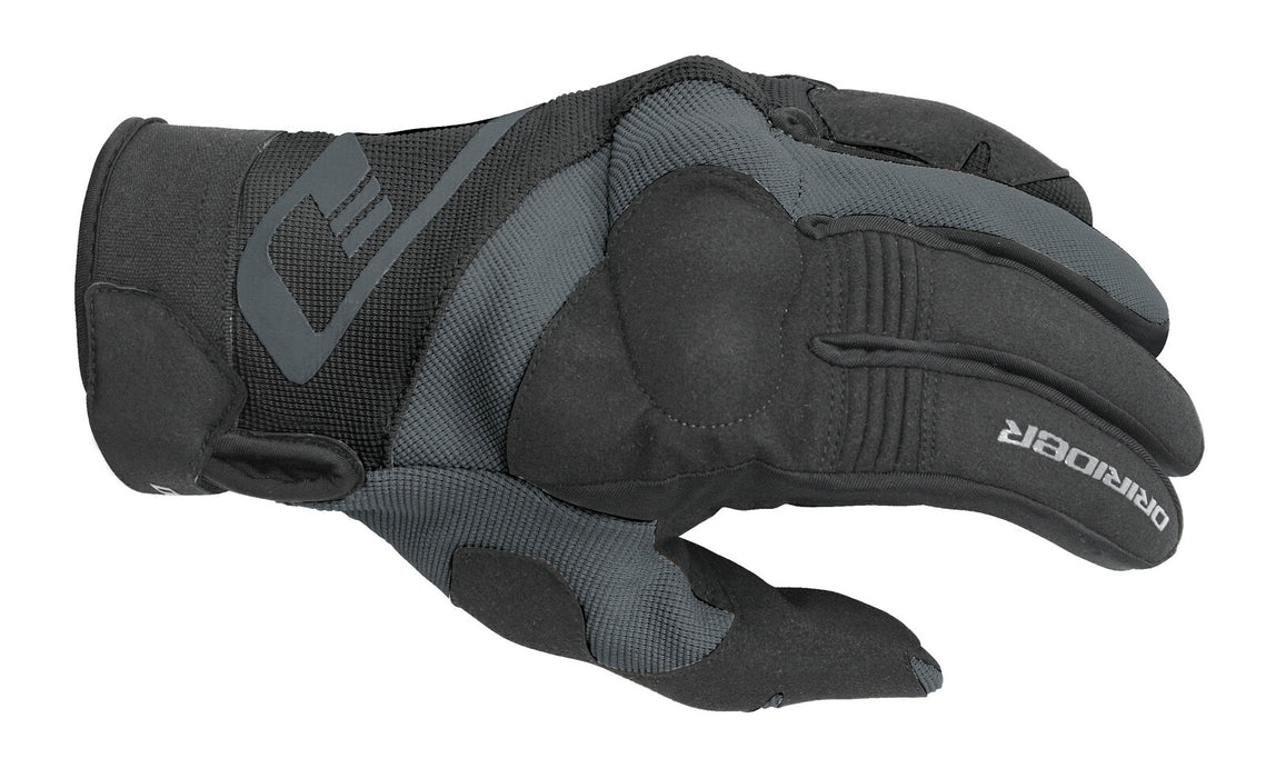 Dririder RX Adventure Men's Motorcycle Gloves - Black/Black/Large