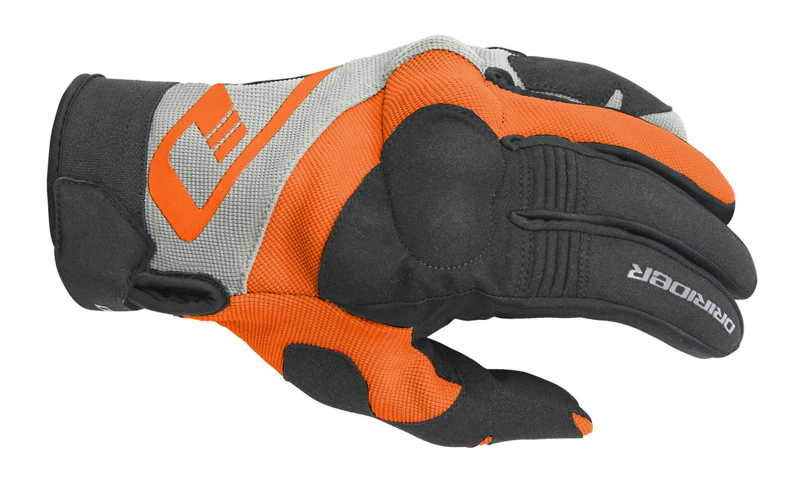 Dririder Rx Adventure Motorcycle Gloves - Black/Orange M