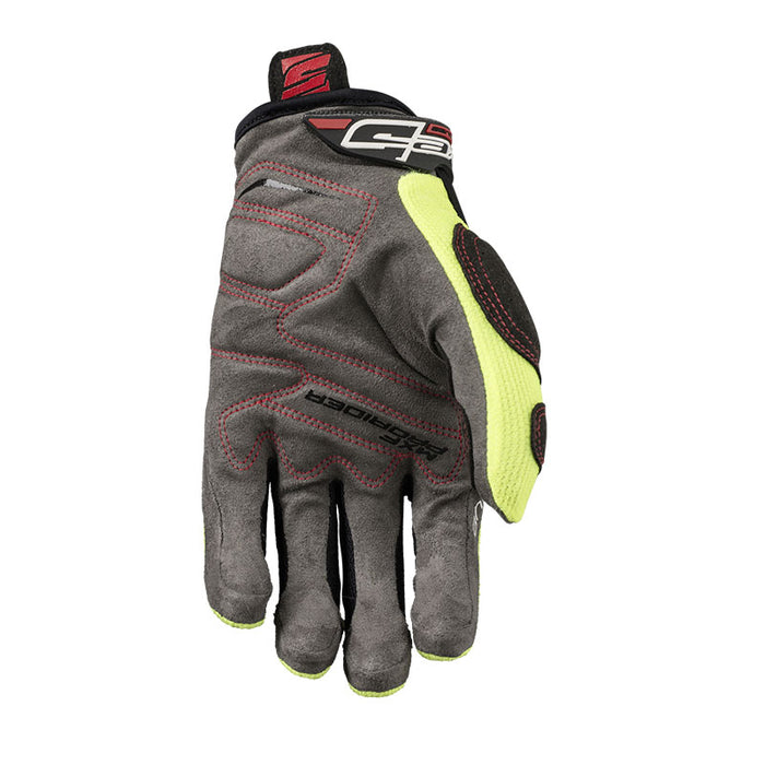 Five MXF Prorider S Motorcycle Gloves - Fluro/Yellow 10/L
