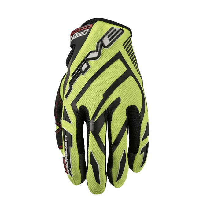 Five MXF Prorider S Motorcycle Gloves - Fluro/Yellow 12/XXL